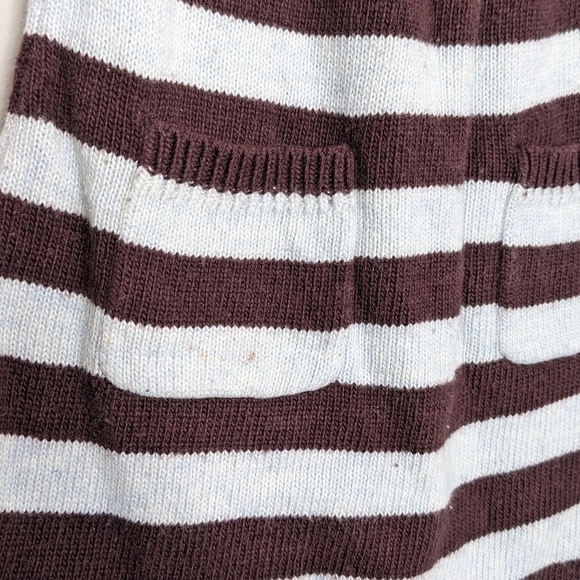 Mini Boden Stripe Sweater Tunic Dress 3/4 - Picture 4 of 7